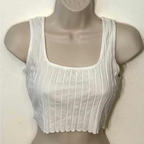 4 SHEIN Ribbed Tiny Tank Tops. Size L. EUC. - Picture 1 of 9